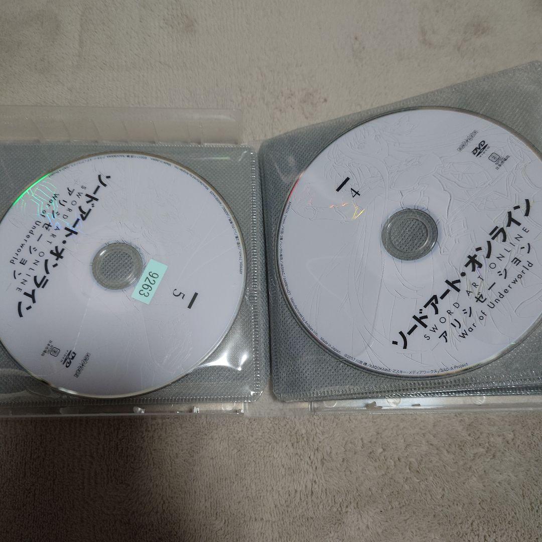 ソードアートオンライン　sao レンタルDVDセット