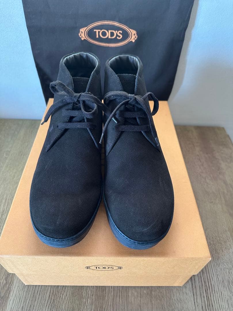 TOD'S MENS ダークブラウン ブーツ(未使用品)