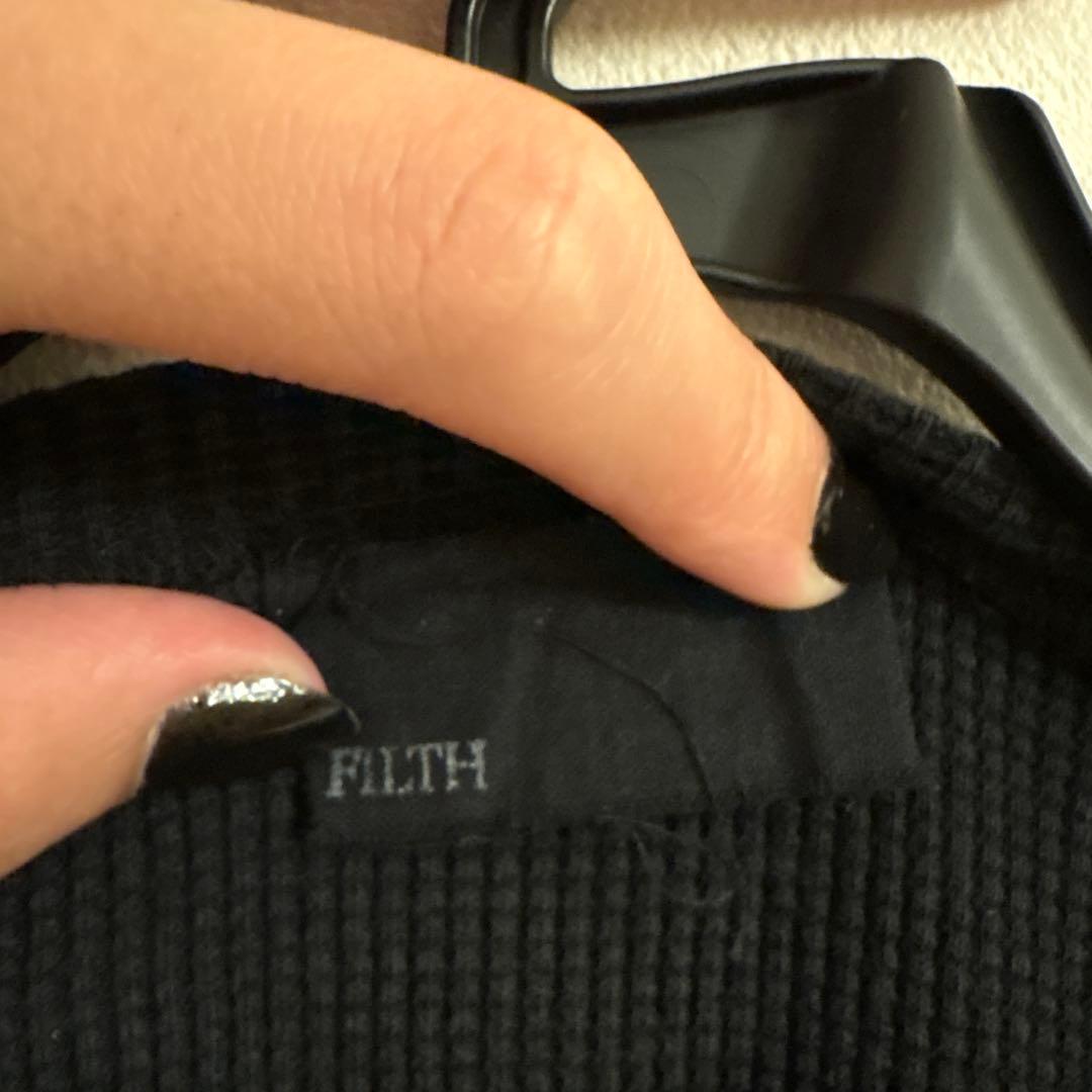 トップス FILTH 25AW EVERYDAY THERMAL / BLK