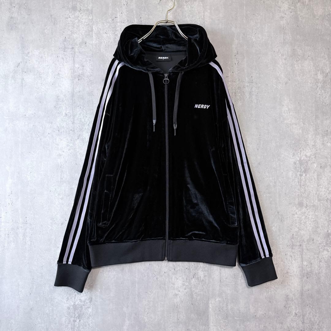 モ*ザ様 良品✨ノルディ NERDY ベロア セットアップ L/M トラックジャ