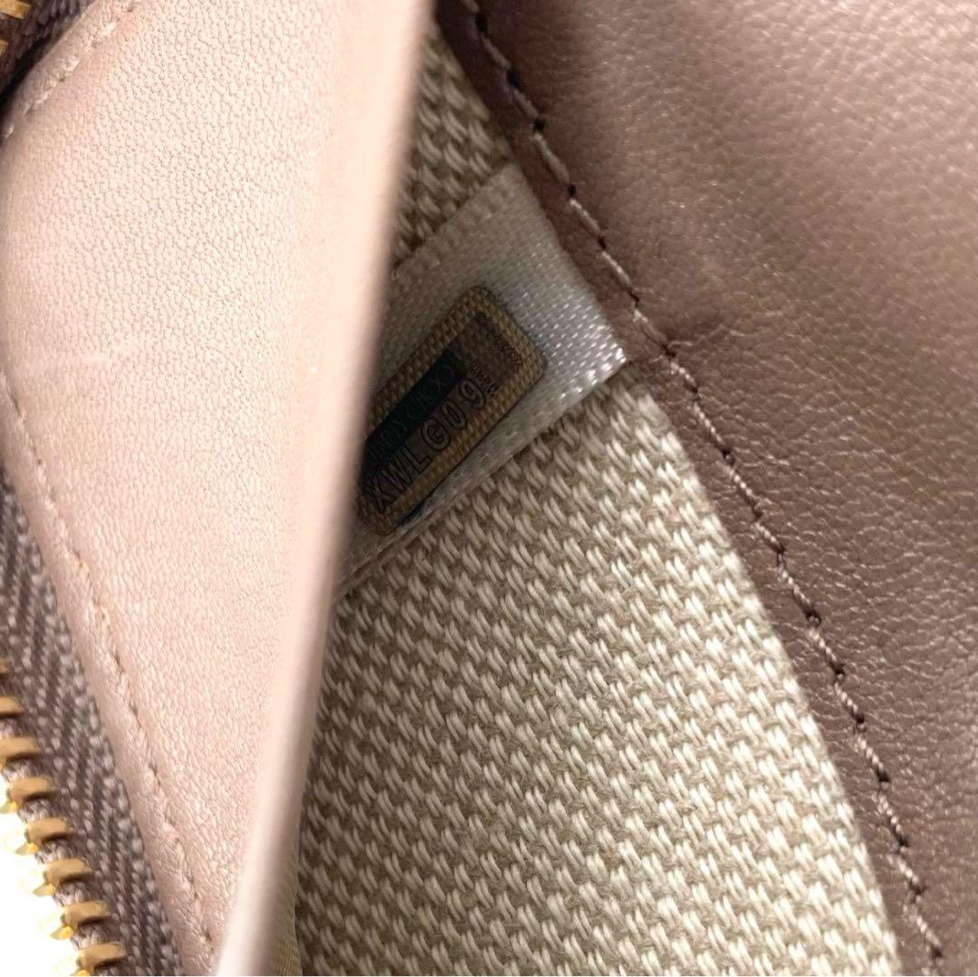 未使用級✨ジミーチュウ CADT LTR キーケース スタッズ ベージュ系