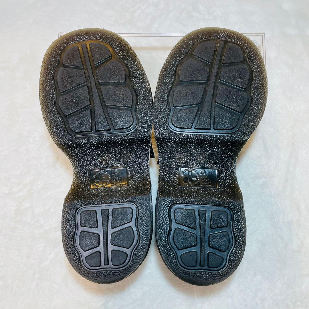 現行品 ドクターマーチン BUZZ メリージェーン 厚底 シボ革 ストラップ 黒