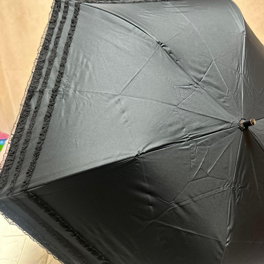 新品ジルスチュアート　コンパクト傘楽折り　晴雨兼用　日傘　一級遮光