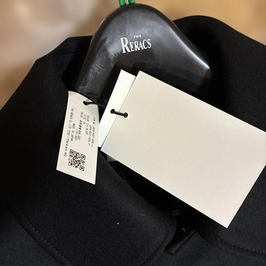 リラクス　ワイドカフスバルカラーコート38