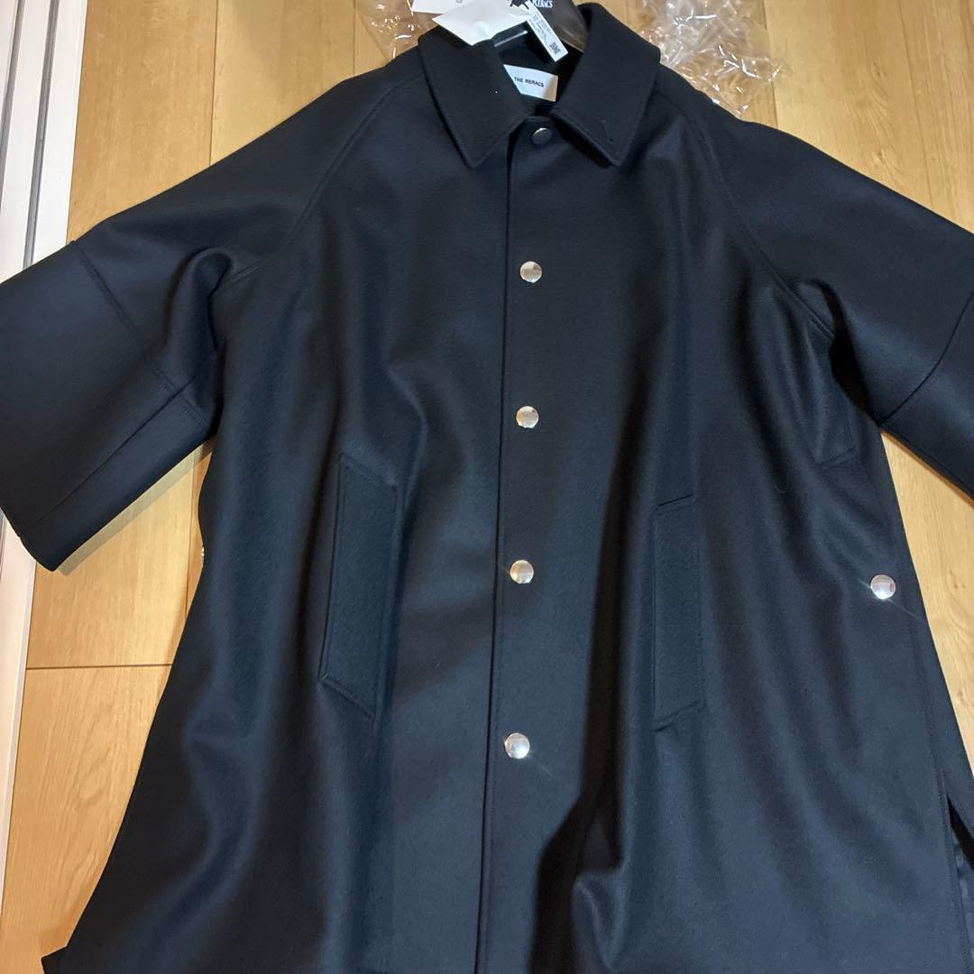 リラクス　ワイドカフスバルカラーコート38