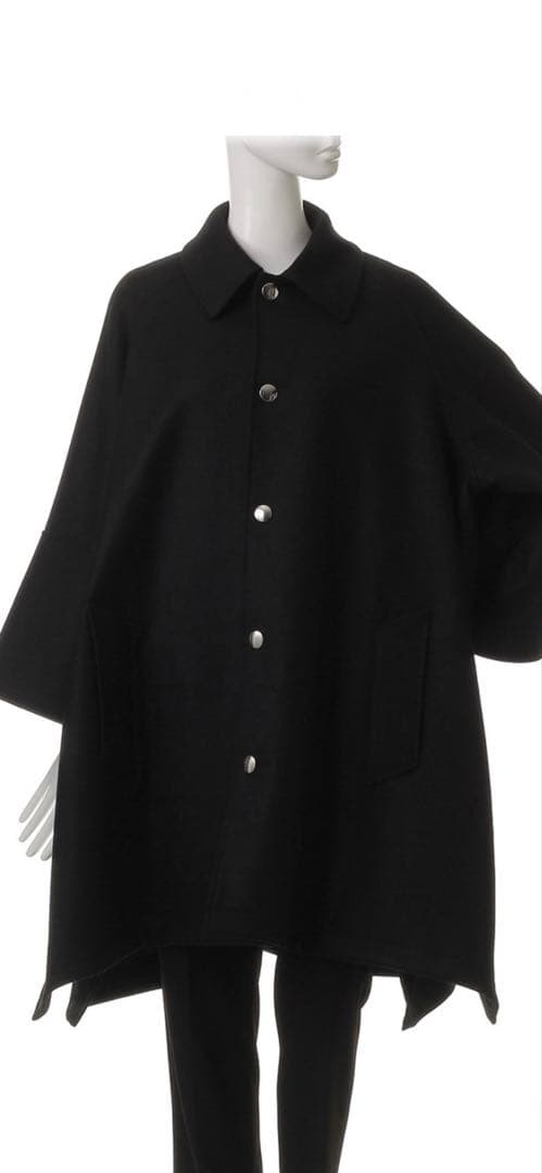 リラクス　ワイドカフスバルカラーコート38