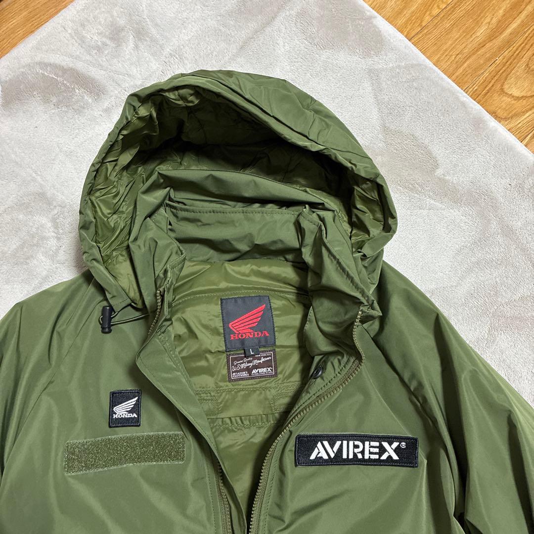 エクワックスパーカ L ホンダ アヴィレックスコラボ AVIREX