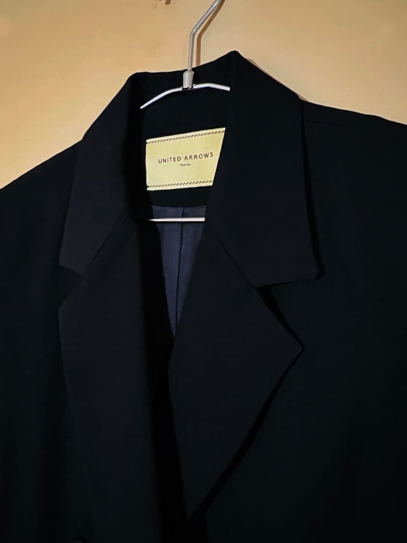 UNITED ARROWS　アウター ダブル テーラード ベスト　ブラック