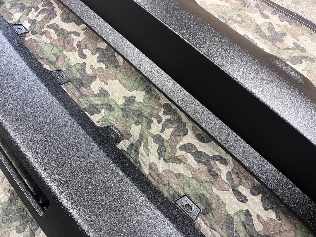 新型デリカD5 後期　アンダーカバー　リアバンパー　ラプター塗装エクステンション