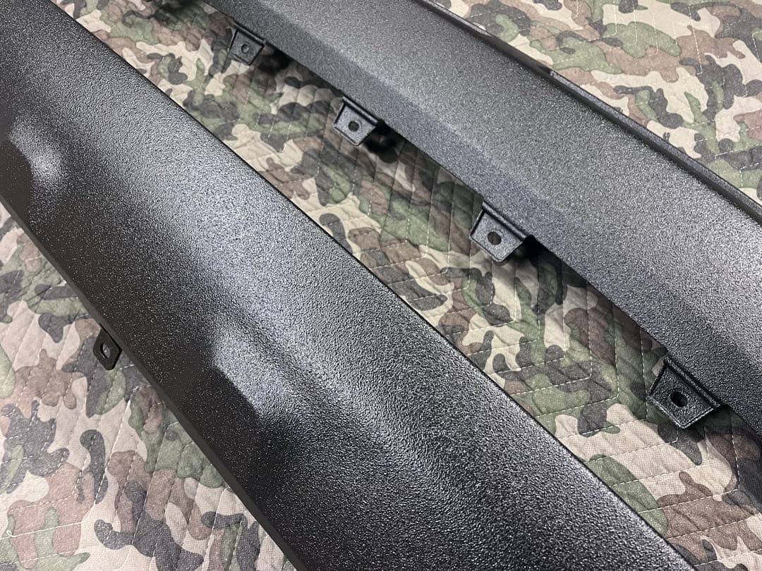 新型デリカD5 後期　アンダーカバー　リアバンパー　ラプター塗装エクステンション