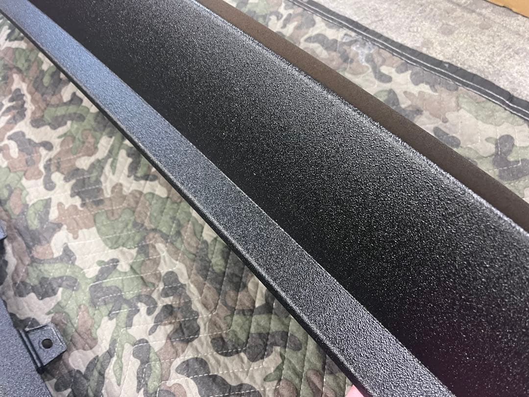 新型デリカD5 後期　アンダーカバー　リアバンパー　ラプター塗装エクステンション