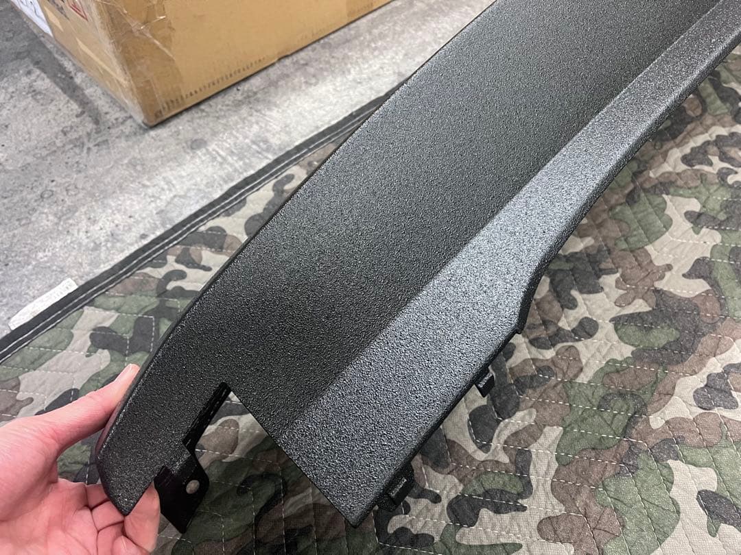 新型デリカD5 後期　アンダーカバー　リアバンパー　ラプター塗装エクステンション