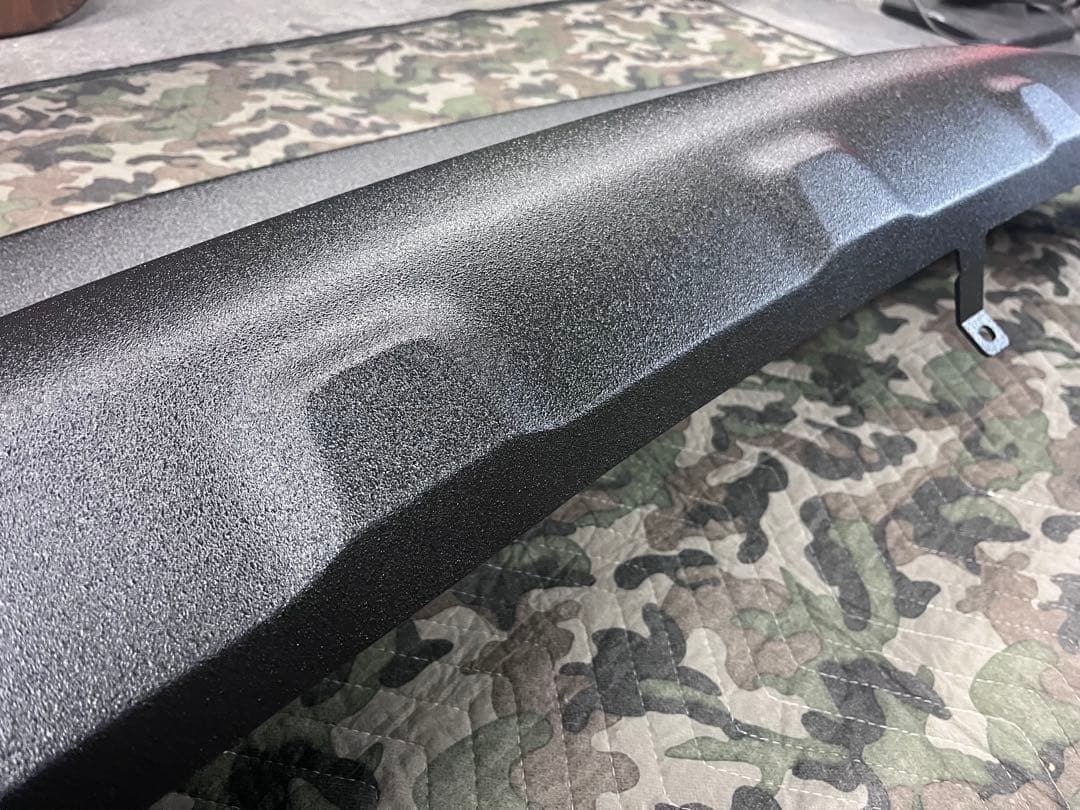 新型デリカD5 後期　アンダーカバー　リアバンパー　ラプター塗装エクステンション