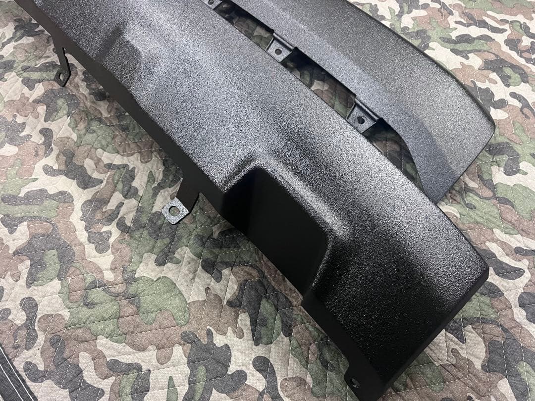 新型デリカD5 後期　アンダーカバー　リアバンパー　ラプター塗装エクステンション