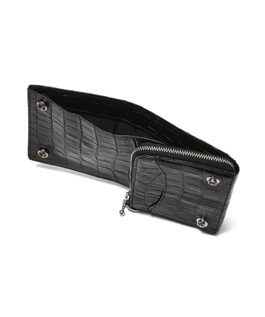 ゴ*君様 クライミー 本革 財布 クロコダイル型押し 未使用