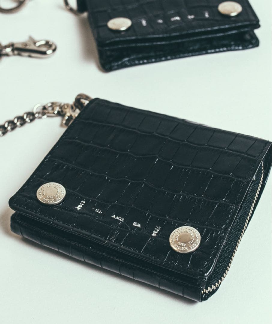 ゴ*君様 クライミー 本革 財布 クロコダイル型押し 未使用