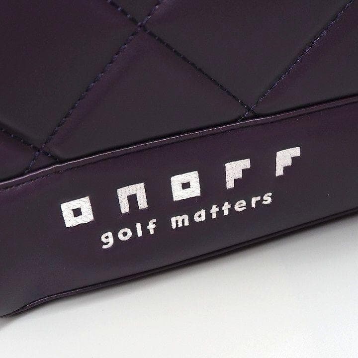 新品 オノフ ゴルフ ボストンバッグ シューズ収納ポケット付き パープル