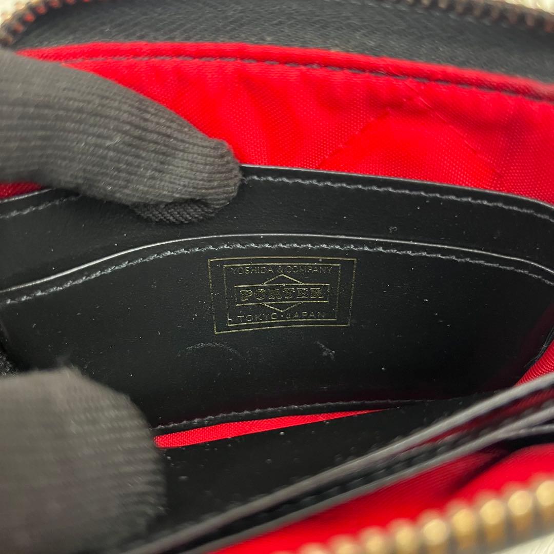 希少✨ PORTER × Lewis Leathers 折り財布 ブラック