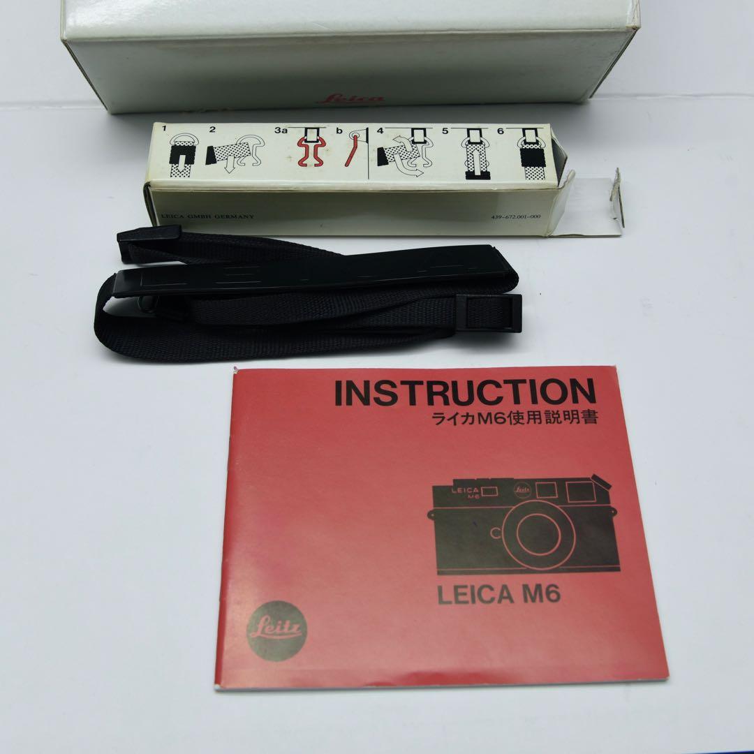 Leica M6 フィルムレンジファインダーカメラ 1992年製