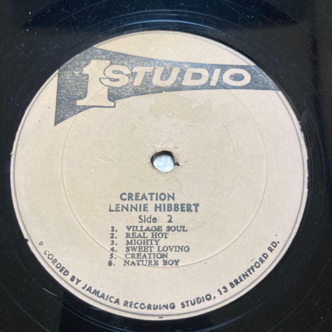 洋楽 Lennie Hibbert Creation LP