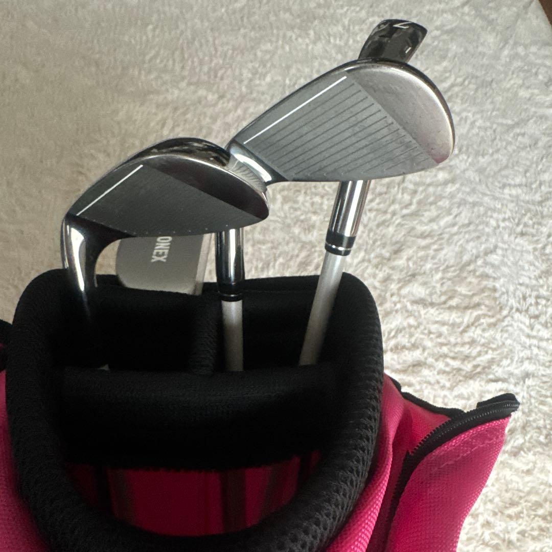 YONEX ジュニア用 ヨネックス ゴルフ J135 ゴルフクラブ 7本セット