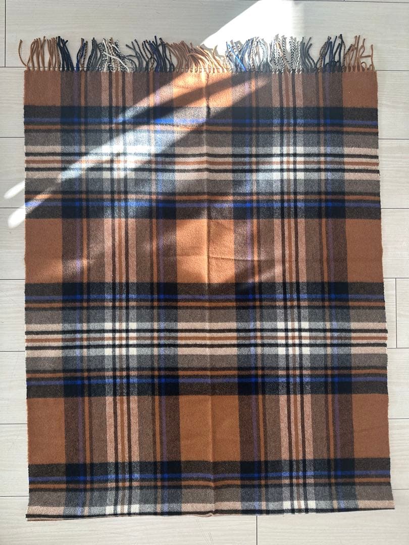 Johnstons ジョンストンズ マフラー カシミヤ混　大判ストール