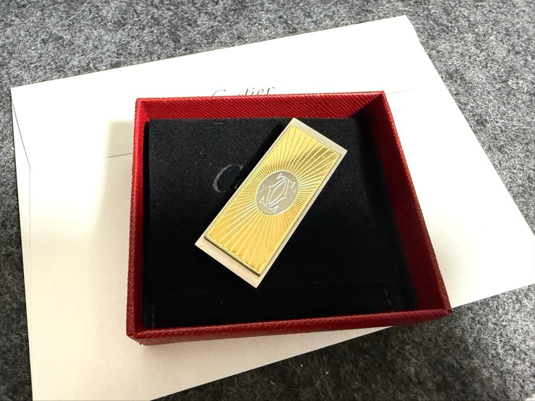Cartier カルティエ SS×GP C ドゥ カルティエ マネークリップ