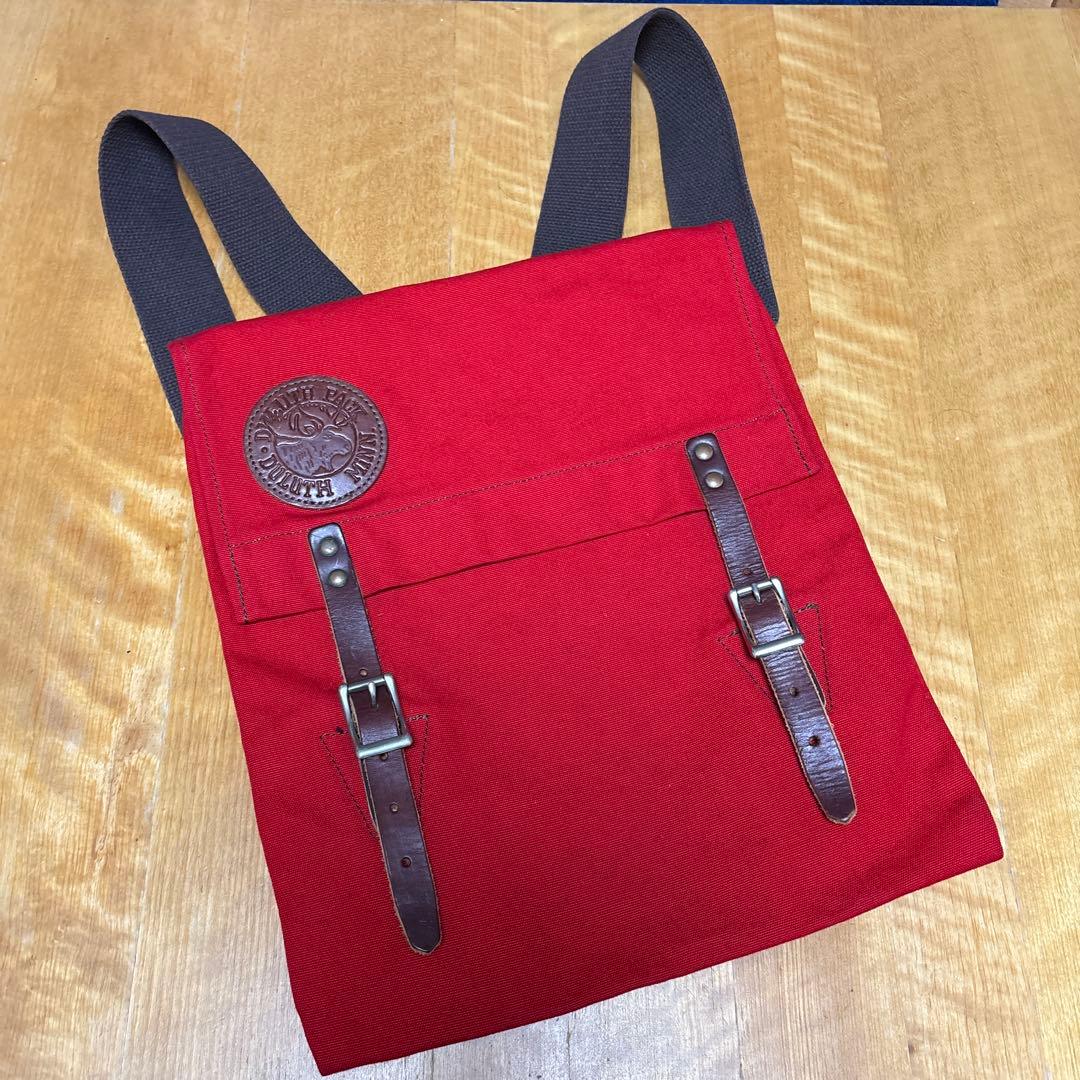 ダルースパックDuluth Pack アメリカ製USAスカウトパックリュック赤
