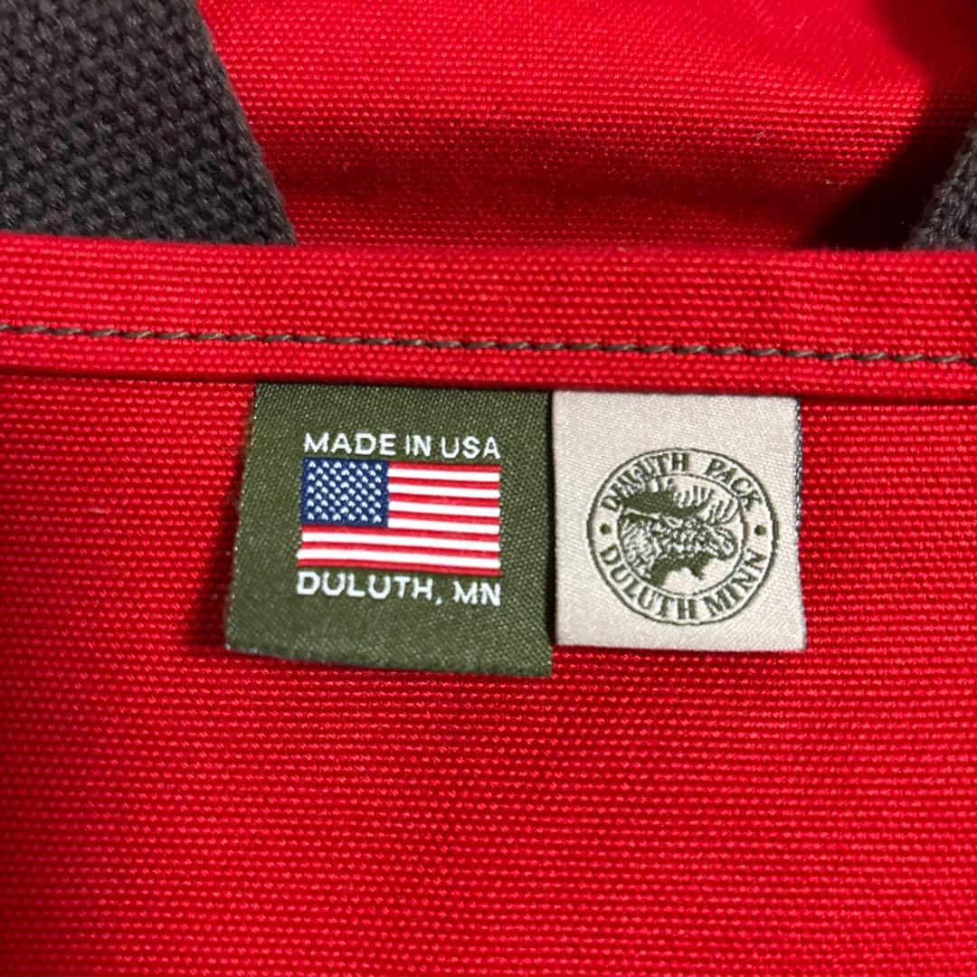 ダルースパックDuluth Pack アメリカ製USAスカウトパックリュック赤