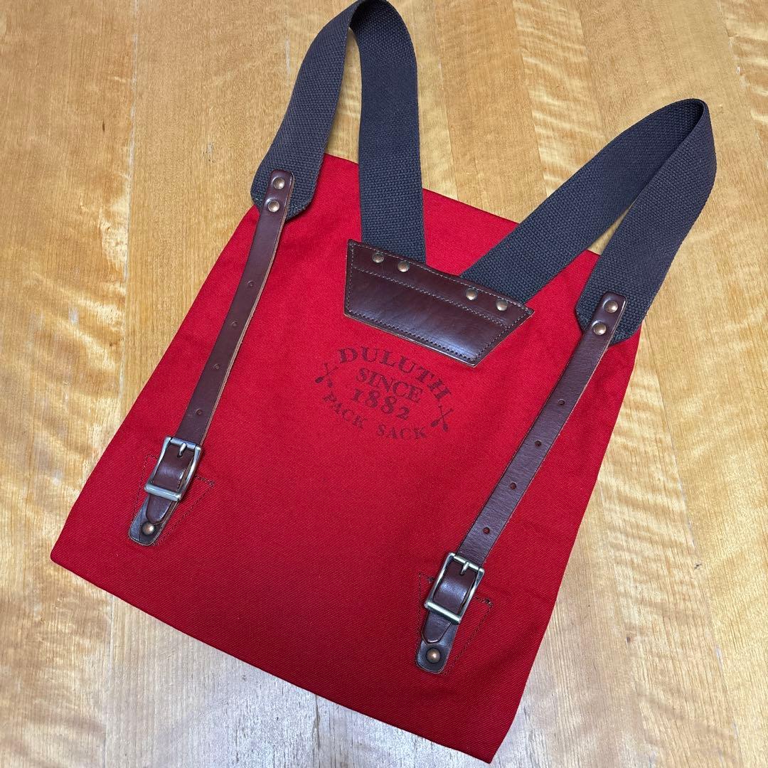 ダルースパックDuluth Pack アメリカ製USAスカウトパックリュック赤