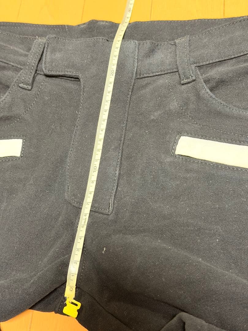 BALMAIN バルマン　サイドラインバイカーパンツ　ブラック　28