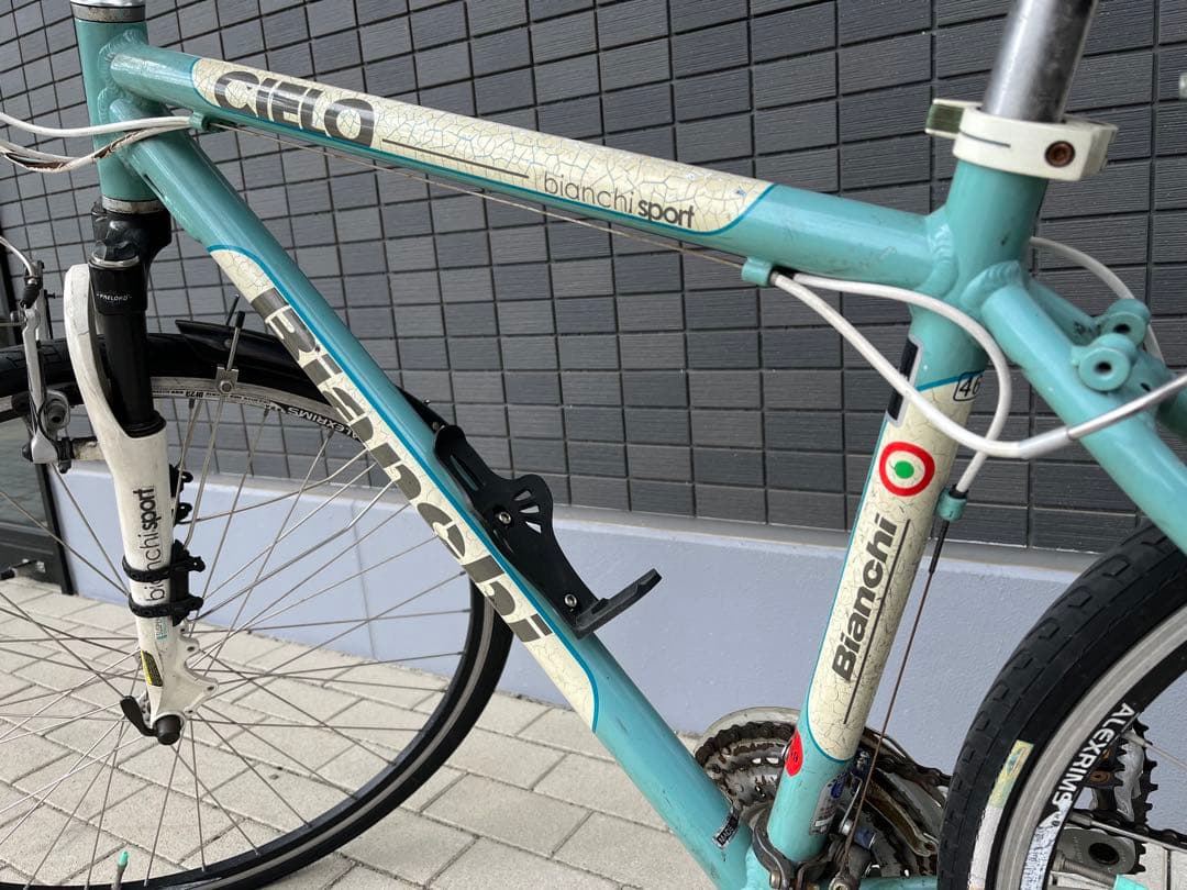 【手渡し限定】ビアンキ シエロ クロスバイク 2013年 レストアベース