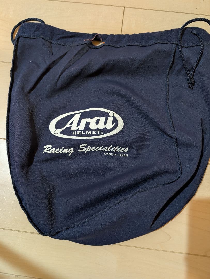 Arai ジェットヘルメット 65-66cm 希少ビックサイズ　ガンメタ　袋付き