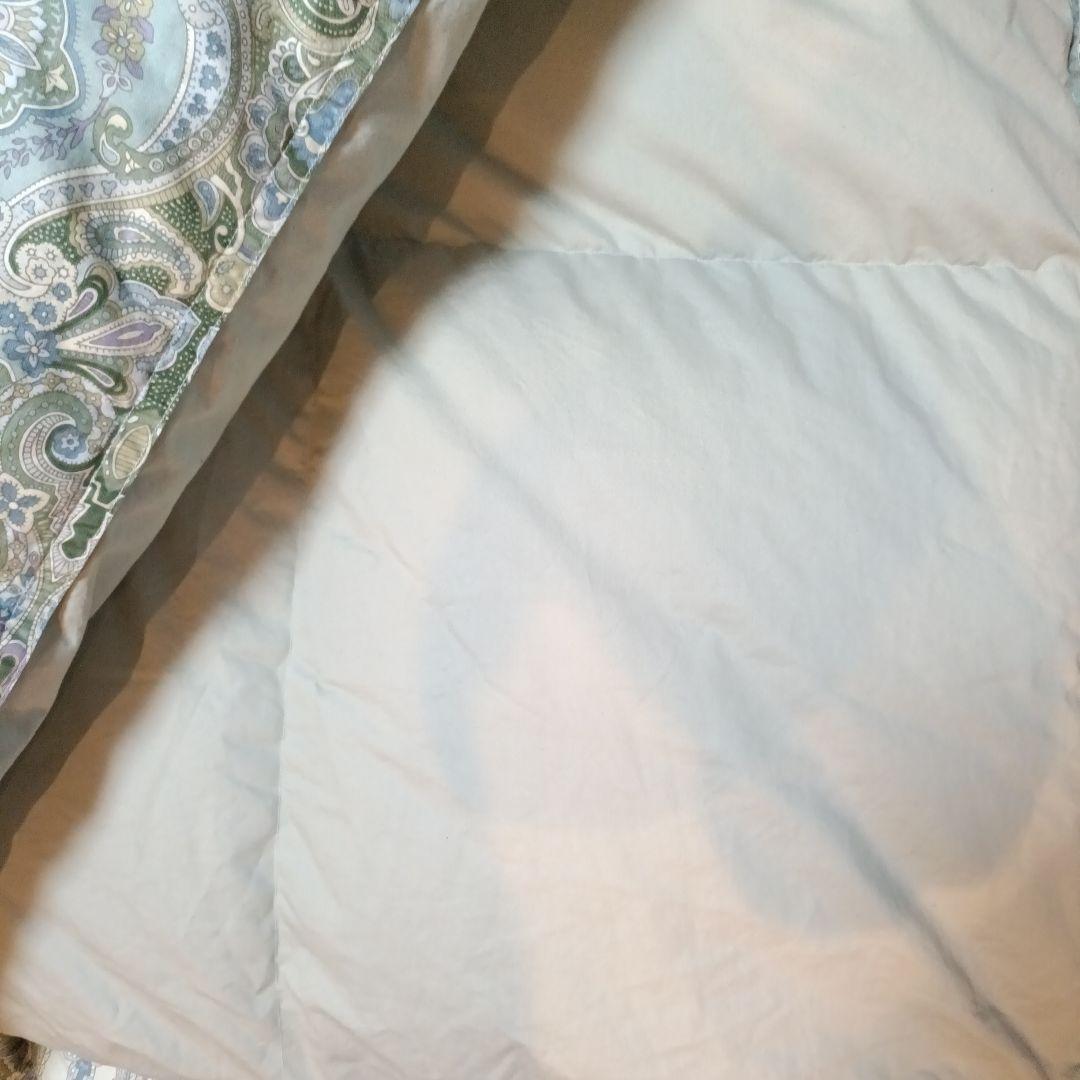 西川産業 羽毛布団 スカンジナビア産高級羽毛布団 美品（東京西川の羽毛布団）