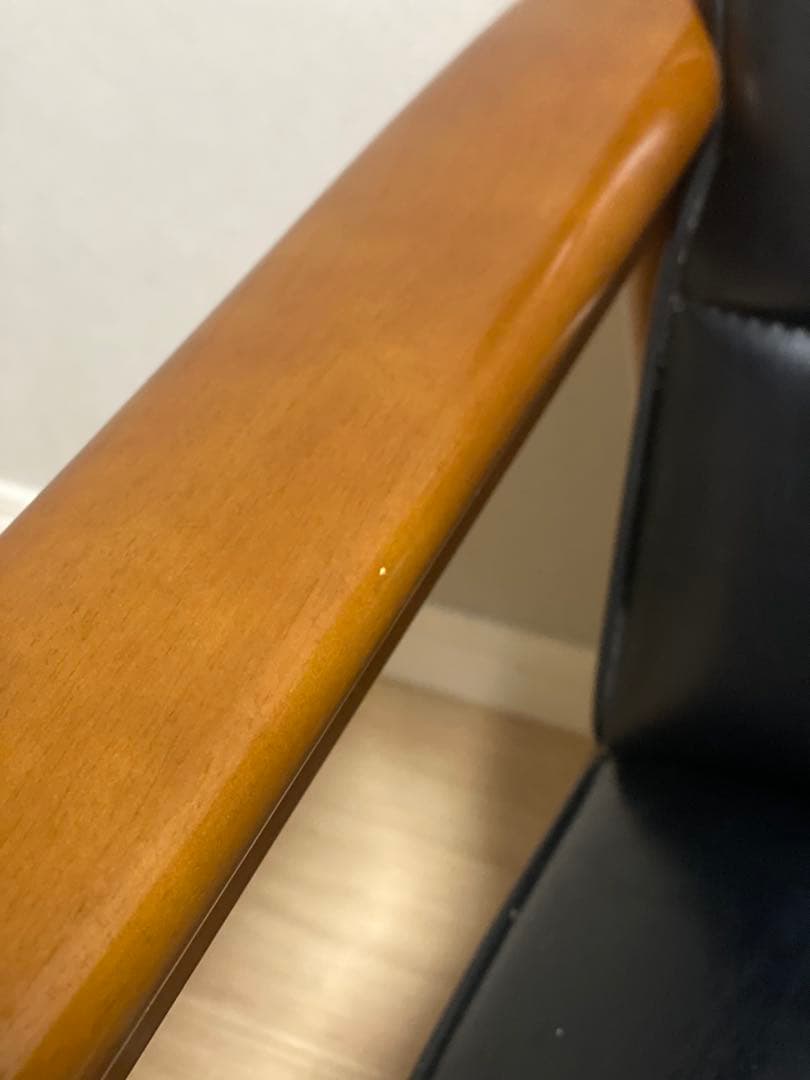 【値下げ:美品】カリモク60Kチェア1シーター 1人掛けブラック