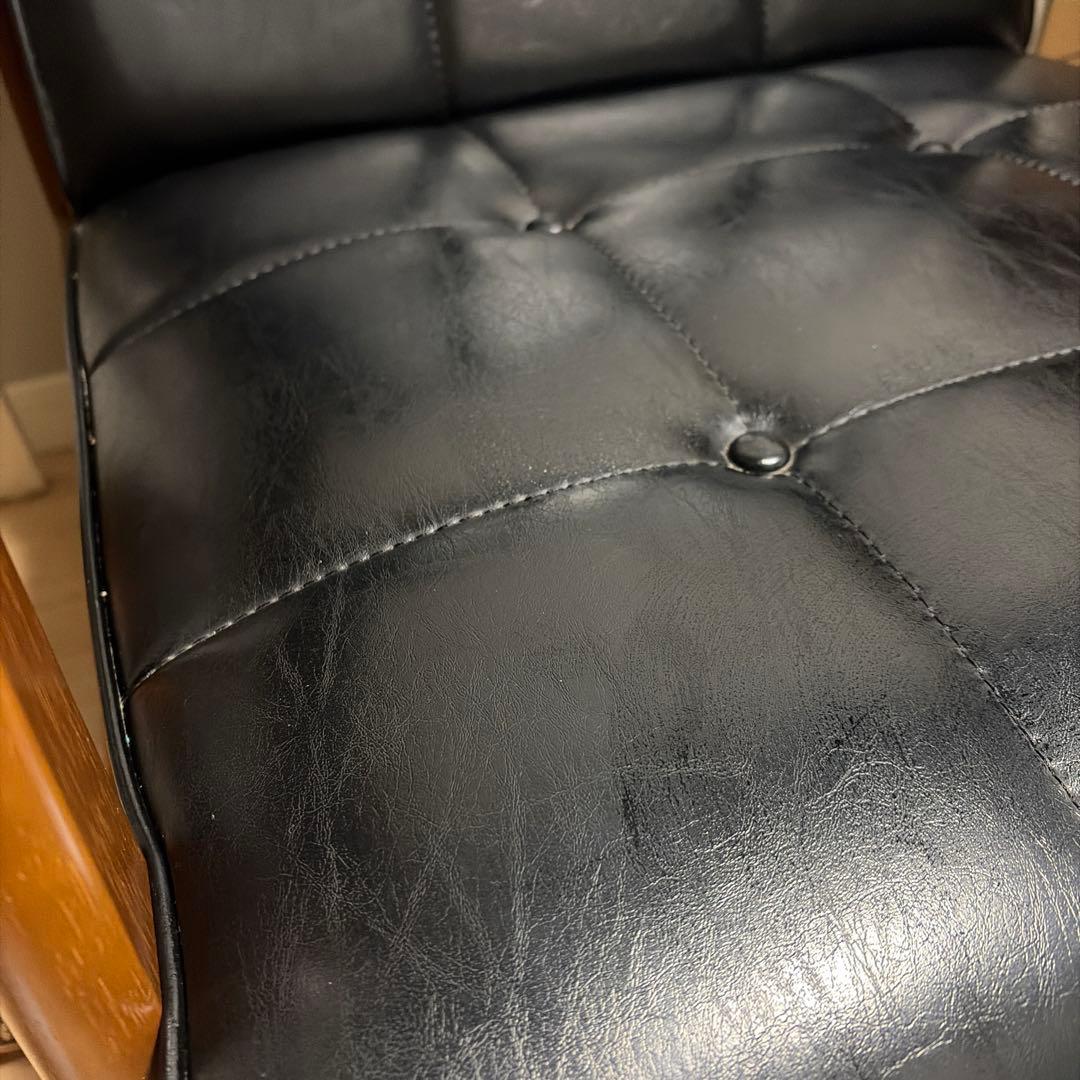 【値下げ:美品】カリモク60Kチェア1シーター 1人掛けブラック