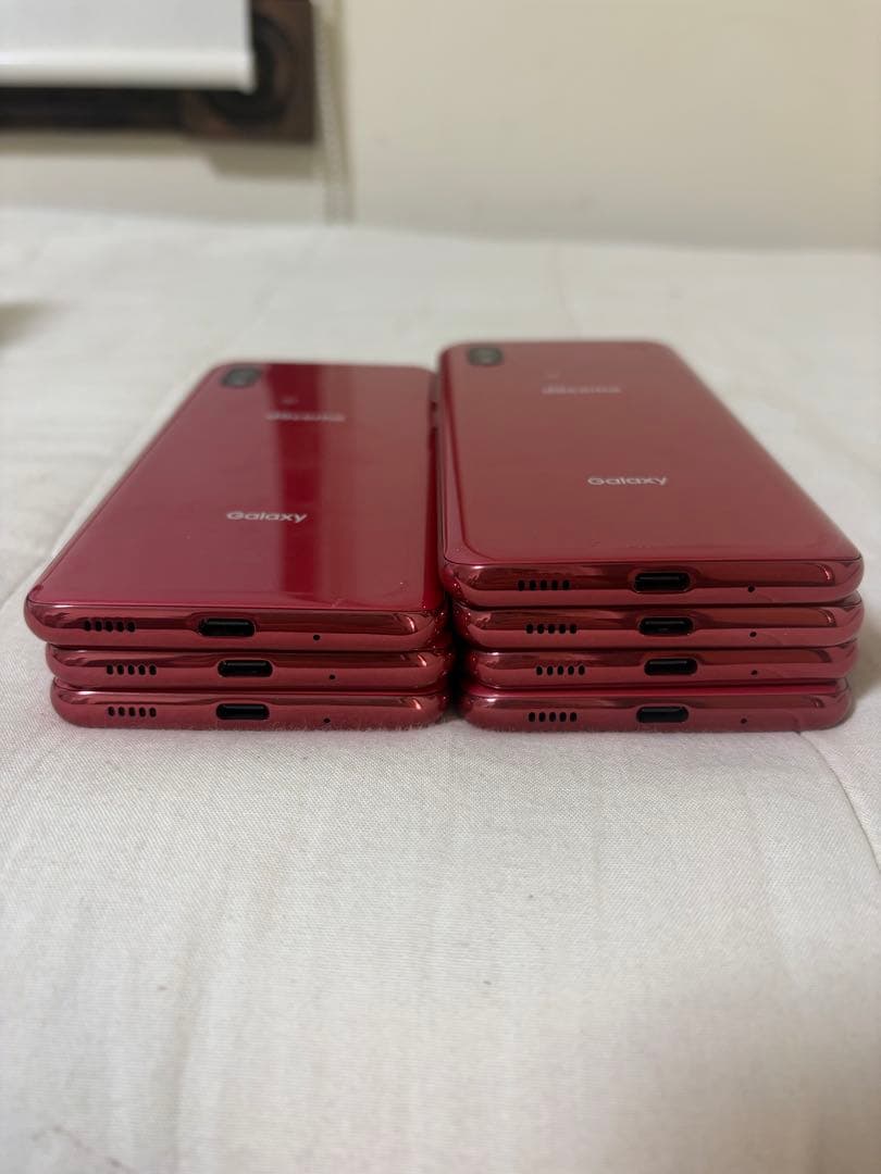 GALAXY A21 カラーRED 初期化済み7個docomo