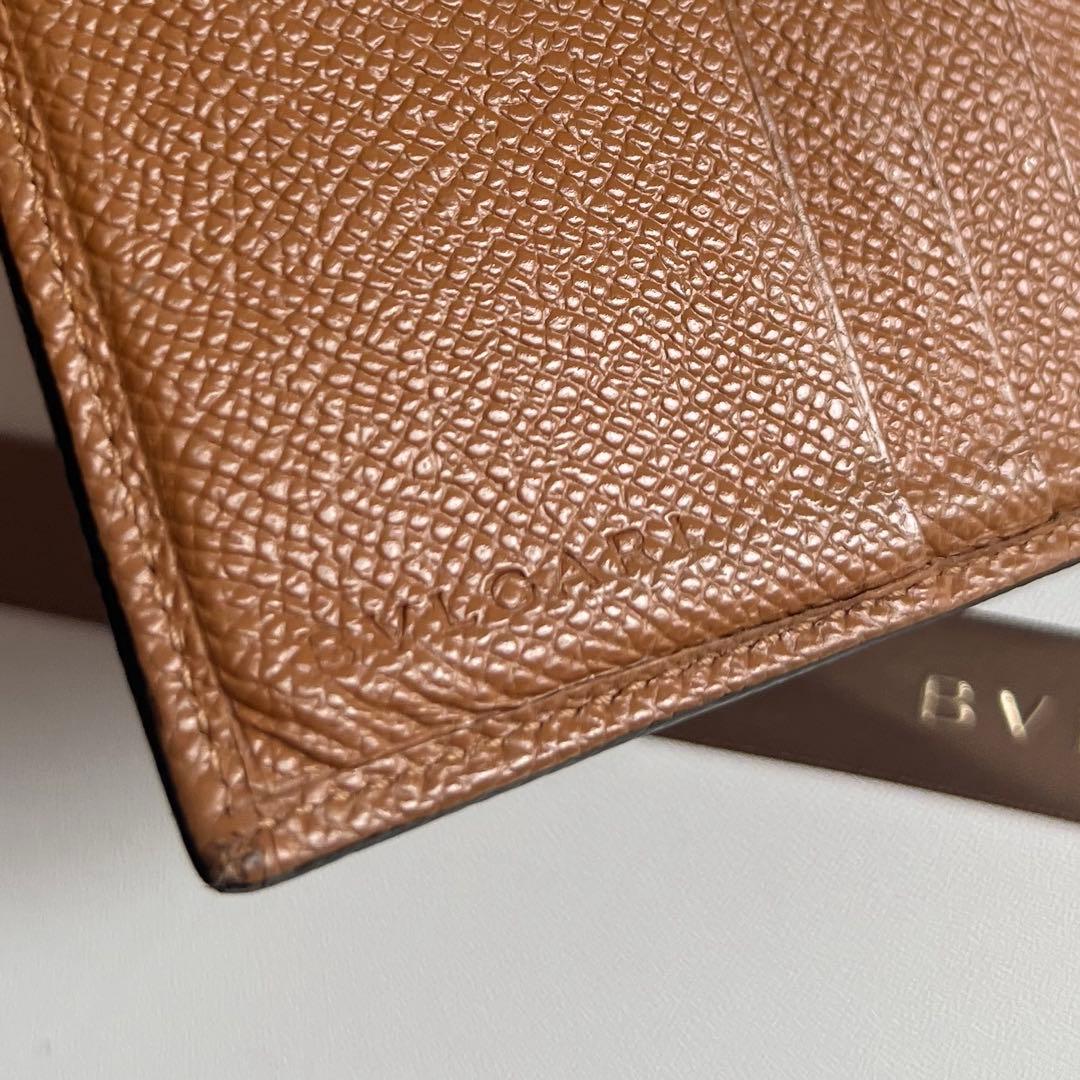 55 極上美品 BVLGARI ブルガリ 2つ折り財布