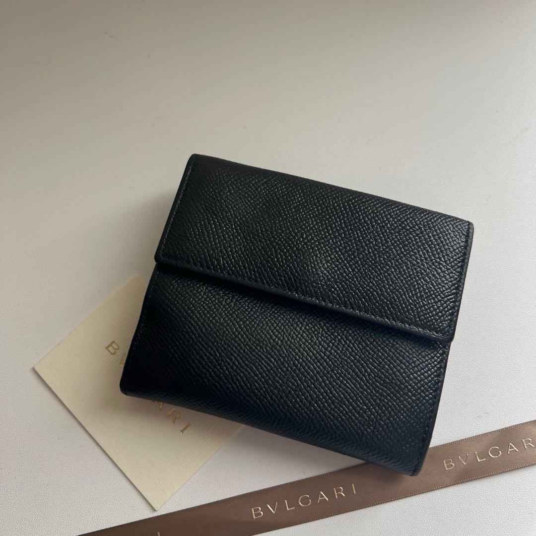 55 極上美品 BVLGARI ブルガリ 2つ折り財布