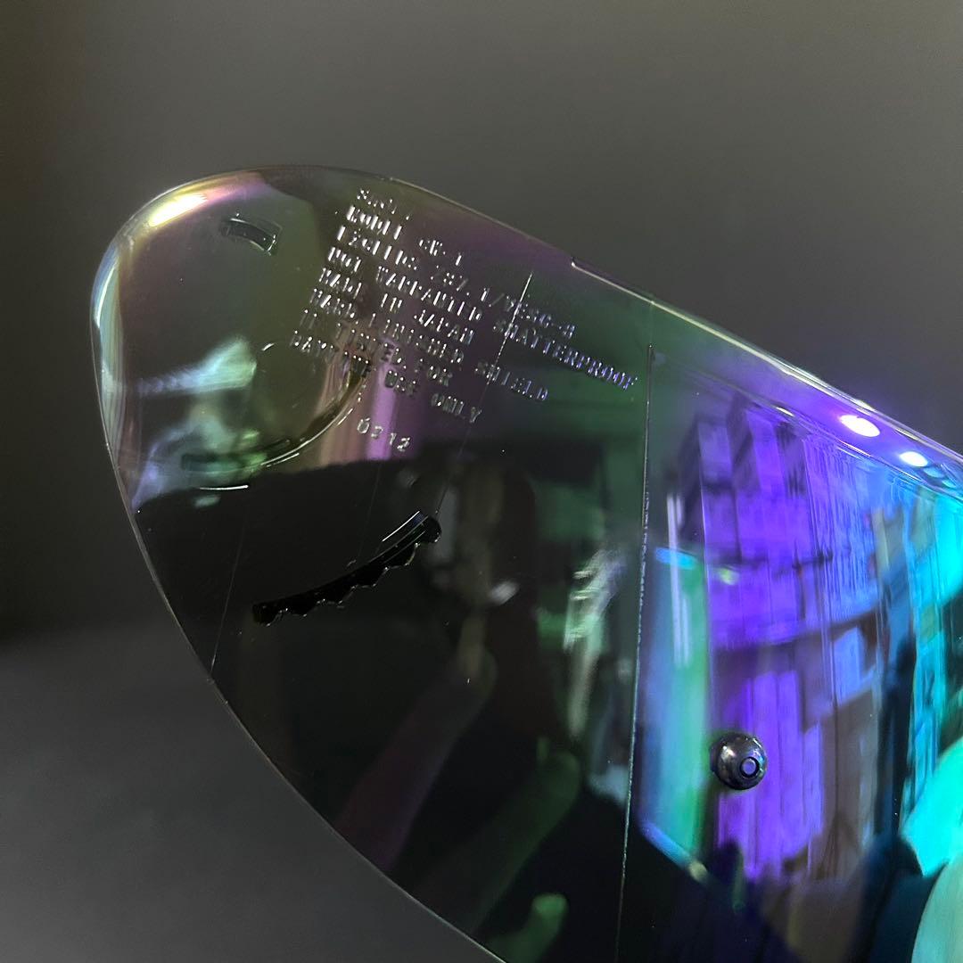 廃盤 SHOEI純正 チタンUVシェルター ショウエイ CW-1 ミラーシールド