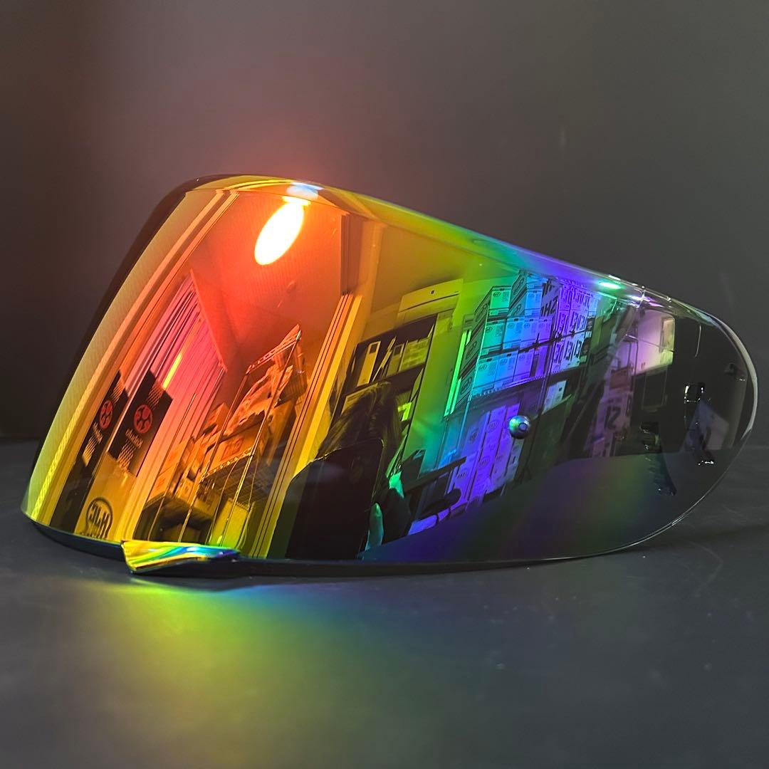 廃盤 SHOEI純正 チタンUVシェルター ショウエイ CW-1 ミラーシールド