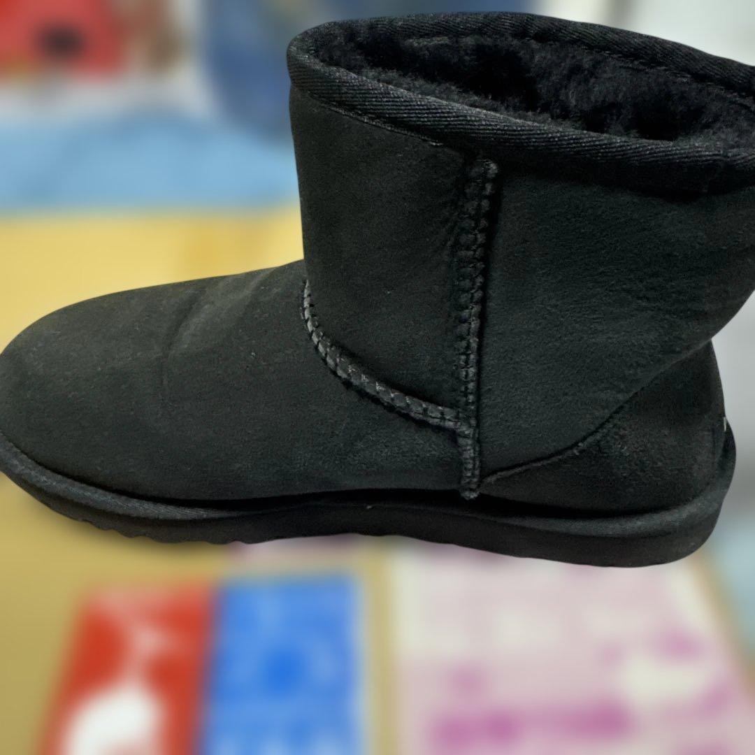 UGG ブラック ムートンブーツ　26 美品