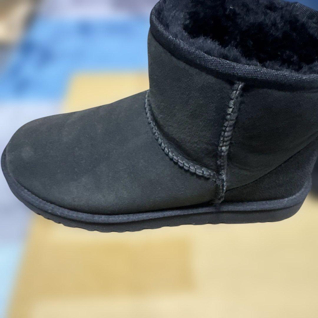 UGG ブラック ムートンブーツ　26 美品