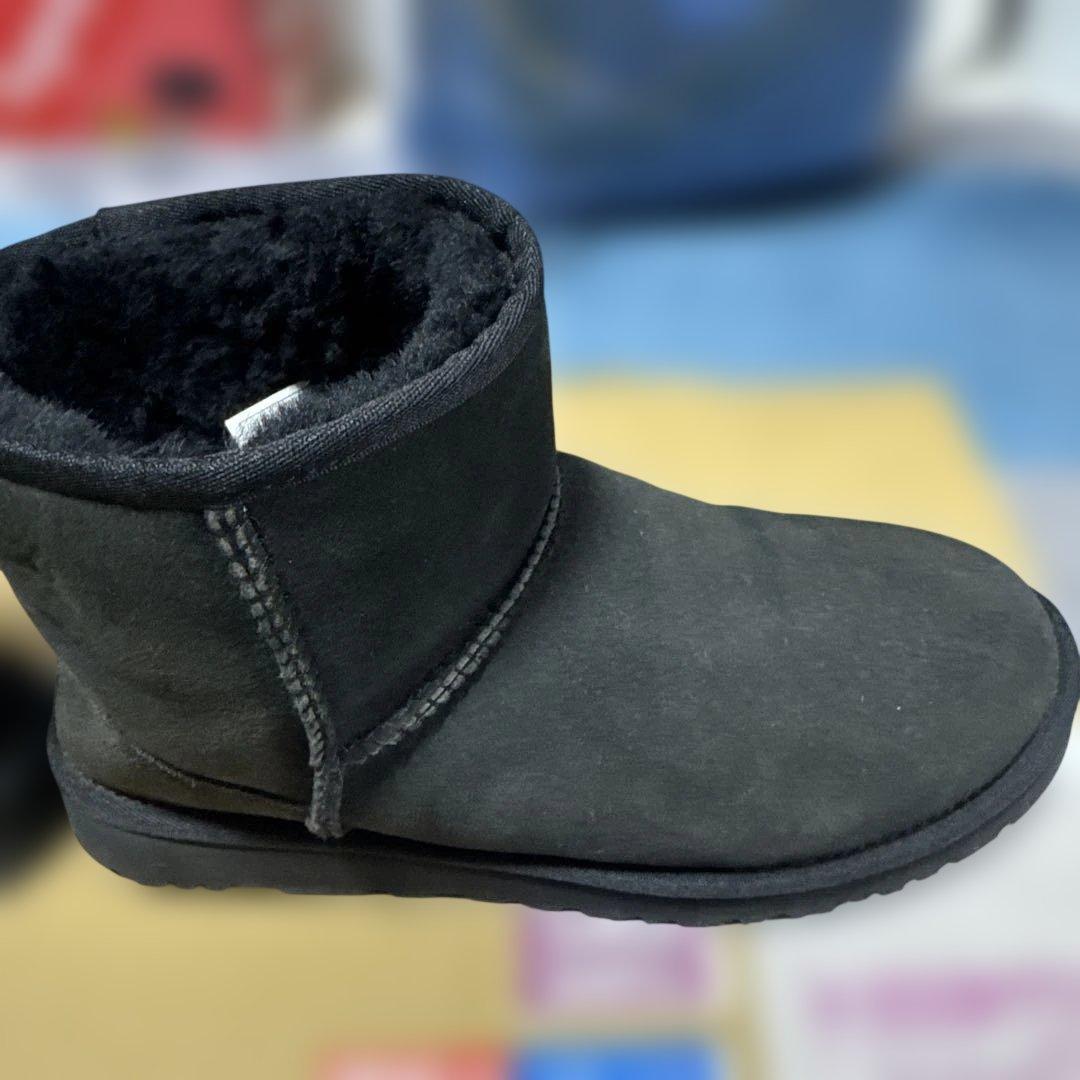 UGG ブラック ムートンブーツ　26 美品