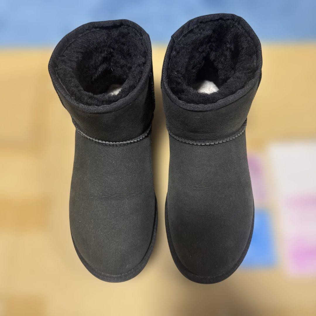 UGG ブラック ムートンブーツ　26 美品