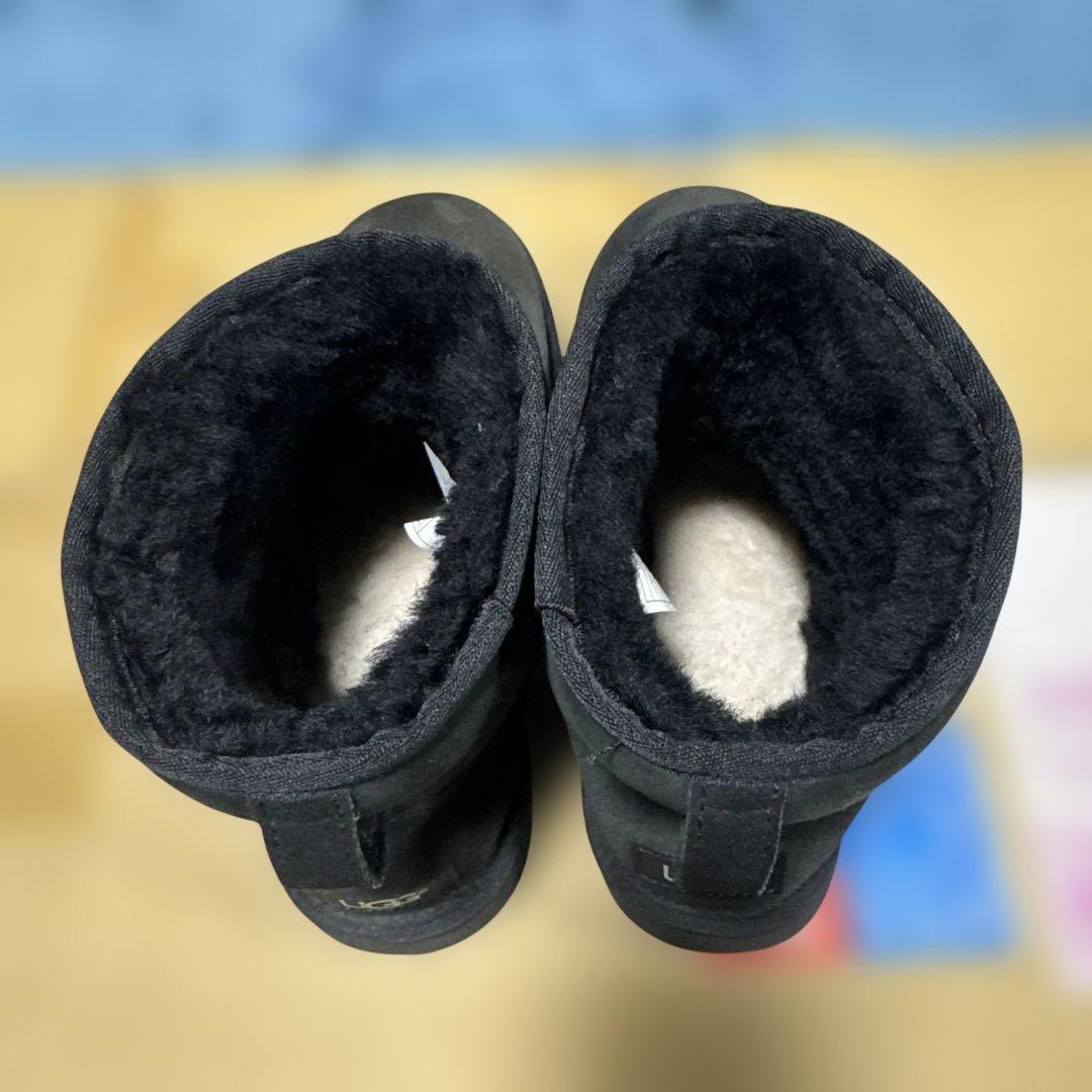 UGG ブラック ムートンブーツ　26 美品