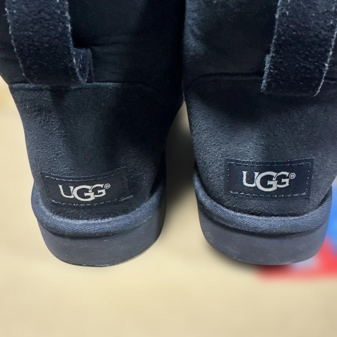 UGG ブラック ムートンブーツ　26 美品