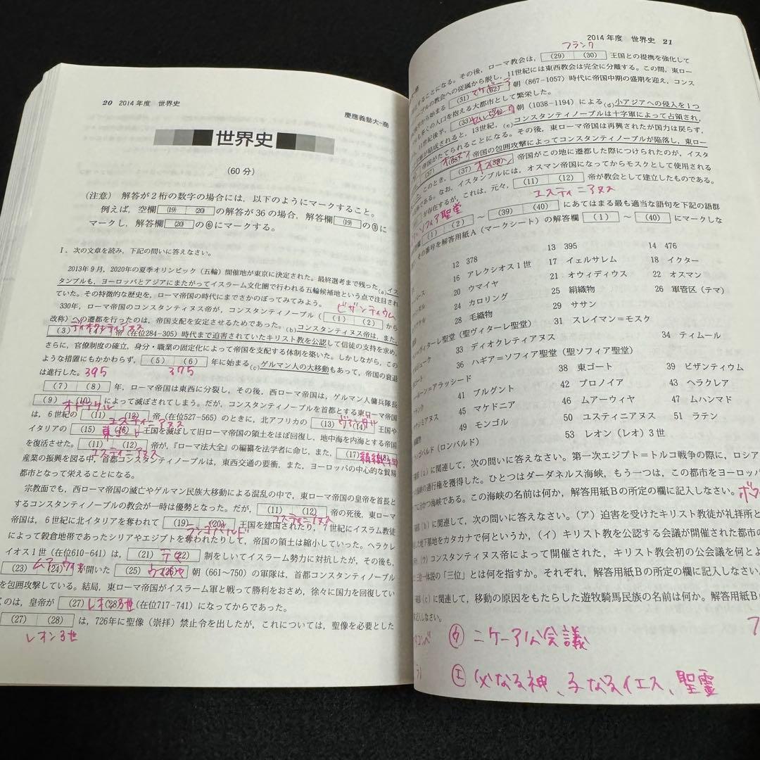 赤本　慶應義塾大学　商学部　2004年〜2021年　18年分