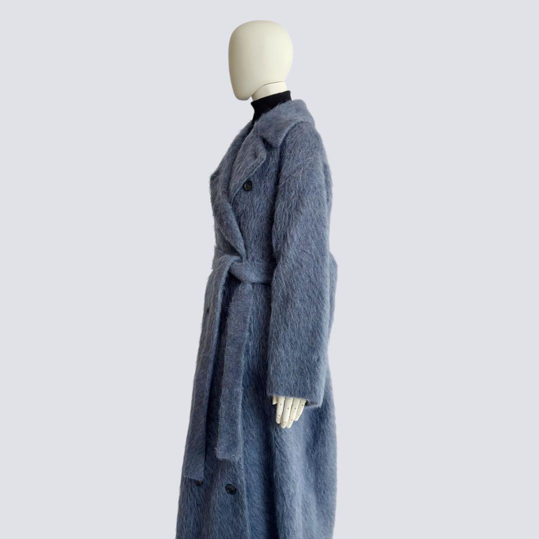 CLANE クラネ LONG SHAGGY SULLEY COAT ブルー