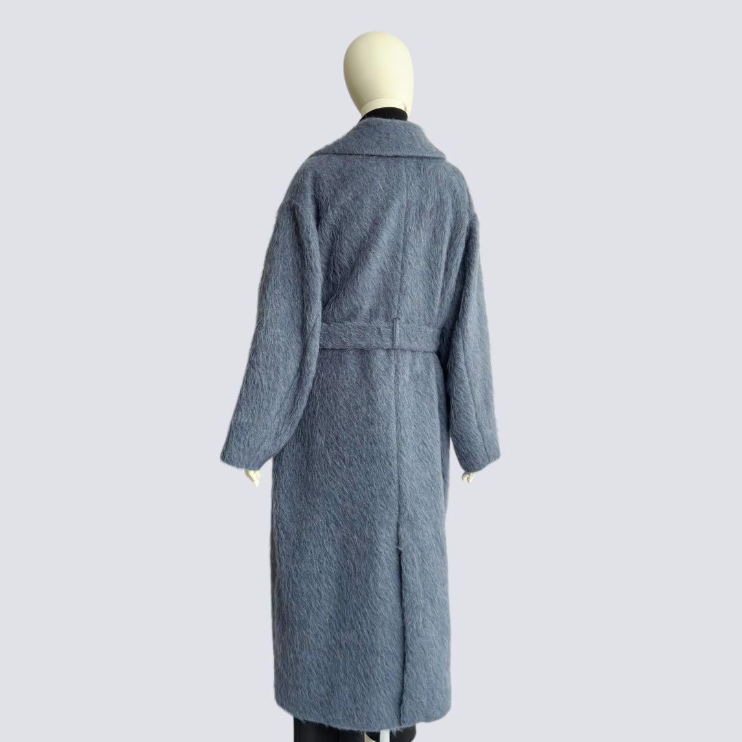 CLANE クラネ LONG SHAGGY SULLEY COAT ブルー